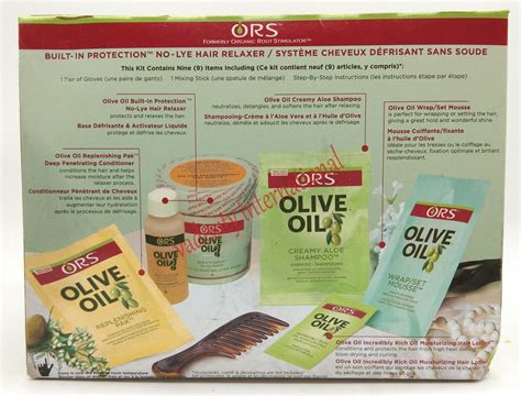 Free Delivery Ors Olive Oil Hair Relaxer Kit Normal Strengthnourishing