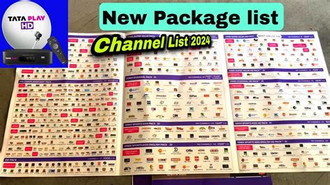 Tata Play Package List 2024 Tata Play Channel List Tata Sky Plans