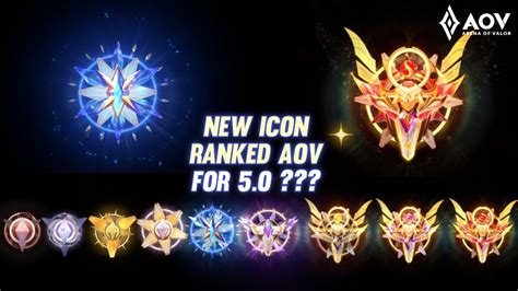 AOV New Update Survey Icon Ranked Match Tier Bronze Supreme Conqueror