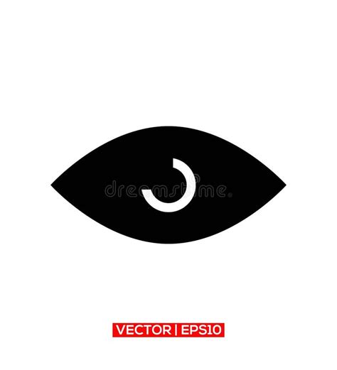 Eye Symbol Logo Icon Vector Stock Illustration - Illustration of ...