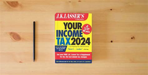 Book J K Lasser S Your Income Tax 2024 For Preparing Your 2023 Tax