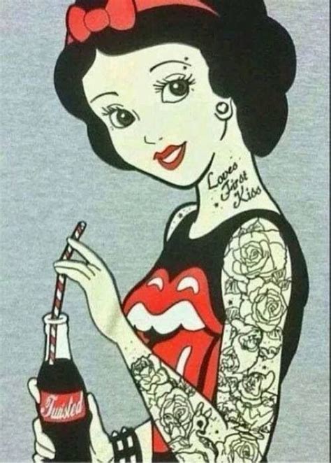 Snow White Inked Punk Disney Princesses Punk Disney Disney Art