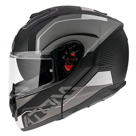 Casco Mt Atom Sv Quark A Negro Mate Modular V Cascos