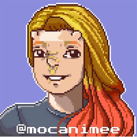 Potrait Pixel-Art (commission) by Mocanime on DeviantArt