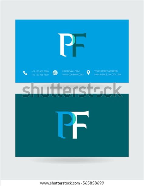 P F Letter Logo Design Vector Stock Vector Royalty Free 565858699