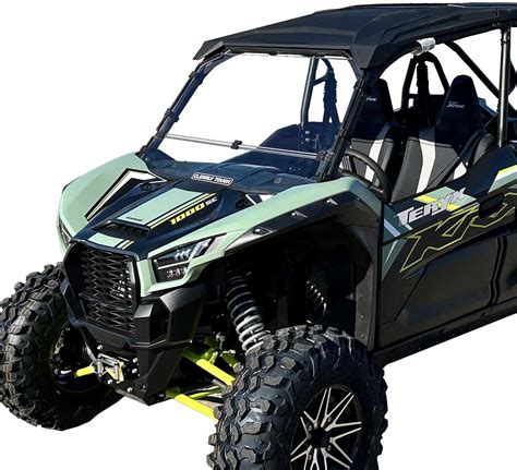 Amazon A UTV PRO Front Full Vented Windshield For 2016 Kawasaki