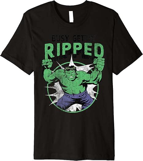 Marvel Hulk Busy Gettin Ripped Workout Premium T Shirt