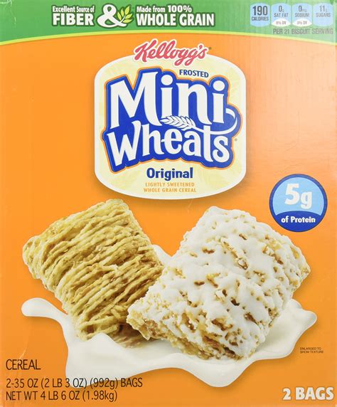 Whole Grain Wheat Cereal Kelloggs® Frosted Mini Wheats®