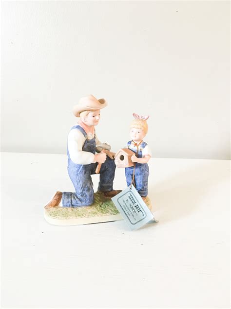 Vintage Denim Days Figurine Debbies Dad Gift Collectiable Etsy