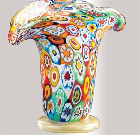 Murrine Glass Vase - Murano Glass - Murano Glass Gifts Co.