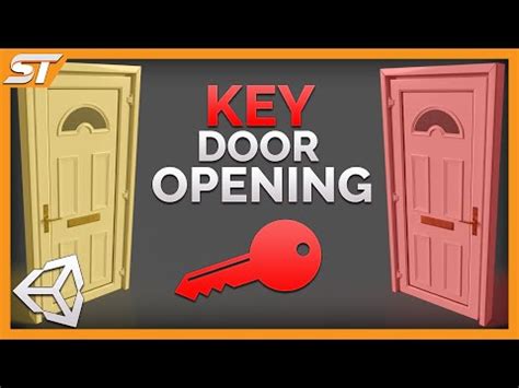 OPENING A DOOR In UNITY With A KEY YouTube