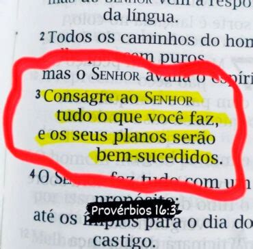 Consagre ao Senhor tudo o que você faz Mundo Mensagens