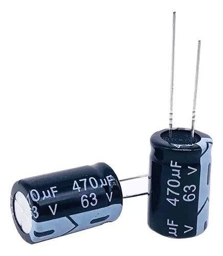 Capacitor Electrolitico Uf V Piezas Mercadolibre