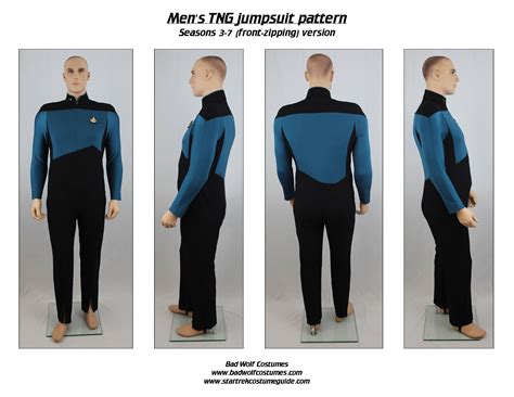 Star Trek Sewing Pattern TNG Jumpsuit The Next Generation Etsy