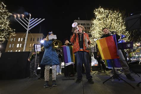 Menorah Lighting Ceremony In Easton PHOTOS The Morning Call