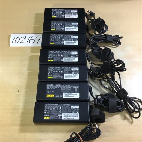 102769 7個セット Fujitsu Fmv Ac503a Fmv Ac503b 19v632a 純正品 Acアダプタ メガネ