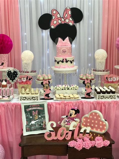 Mickey Mouse Centerpiece Minnie Mouse Birthday Decorations Minnie