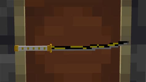 Zenitsu Katana Resource Pack Minecraft Texture Pack