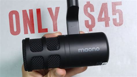 Maono PD100 Review / Test (vs. SM7b, Podmic, XM8500) - YouTube