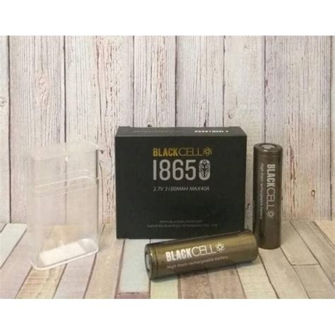 Jual BATERAI BATRE AUTHENTIC ORIGINAL 18650 BLACK CELL BLACKCELL Ready