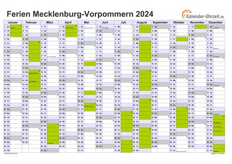 Sommerferien Mecklenburg Vorpommern 2024 - Karol Martita