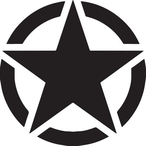 Jeep Star Decal Sticker Jeep Star Decal