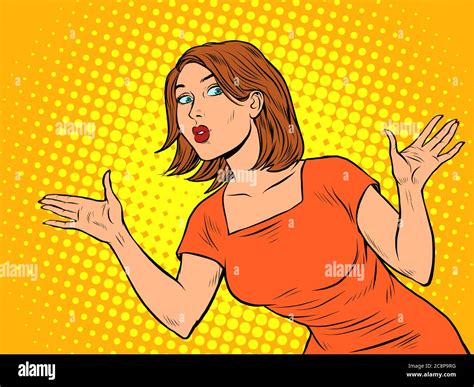 Woman Retro Surprised Hi Res Stock Photography And Images Alamy