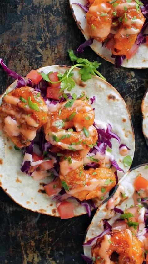 Bang Bang Shrimp Tacos Dynamite Shrimp Easy Recipe Chef