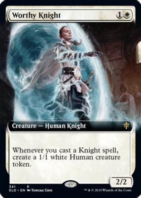 Worthy Knight Throne Of Eldraine Variants Modern Card Kingdom