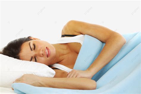 Sleeping Woman Indoors Sleeping Brunette Healthy Face Down PNG