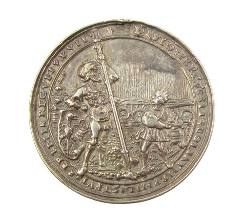 Bohemia 1650 David & Goliath Cast Silver 43mm Medal – Coopers Coins