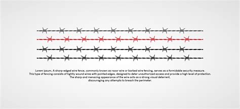 Barbed wire fence vector illustration isolated on white background ...