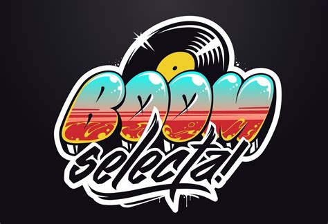 Vector Graffiti Musical Logo 2003972 Vector Art at Vecteezy