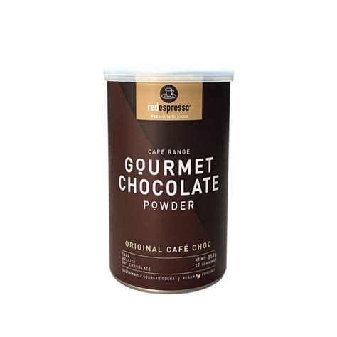 Original Caf Choc Gourmet Hot Chocolate G Tin Red Espresso