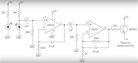 arduino - Heart Rate Monitor Schematic: Somethings Wrong - Electrical ...