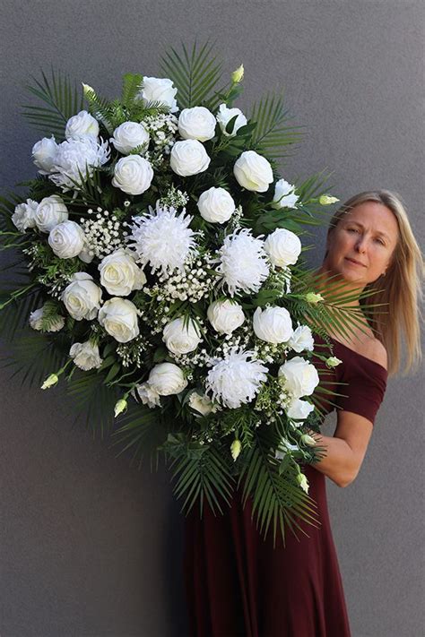 wiązanka nagrobna sztuczne kwiaty tendom pl Funeral floral