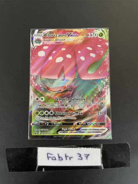 Carte Pokemon Florizarre Swsh Ultra Rare Vmax Promo Neuf Eur