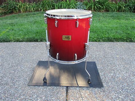 Pearl Session Custom 16 X 16 Floor Tom Maple Shell Lacquer Reverb