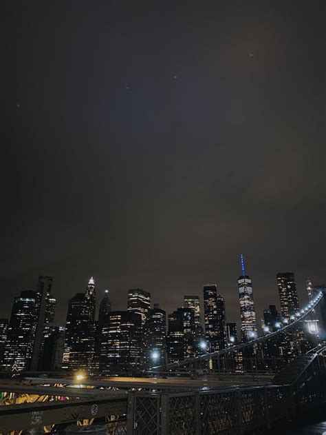 Nyc skyline @ night | Skyline, Nyc skyline, City sky