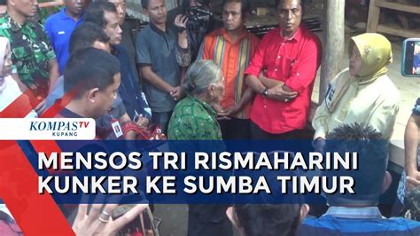 Kunjungan Kerja Ke Sumba Timur Mensos Tri Rismaharini Pantau