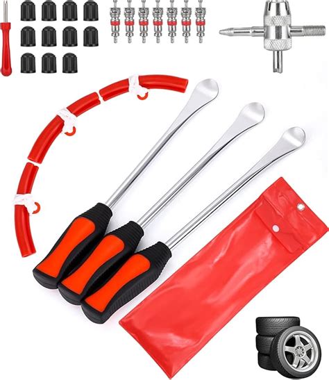 Zawaer Tyre Lever Pcs Tire Spoons Motorcycle Tyre Valve Removal