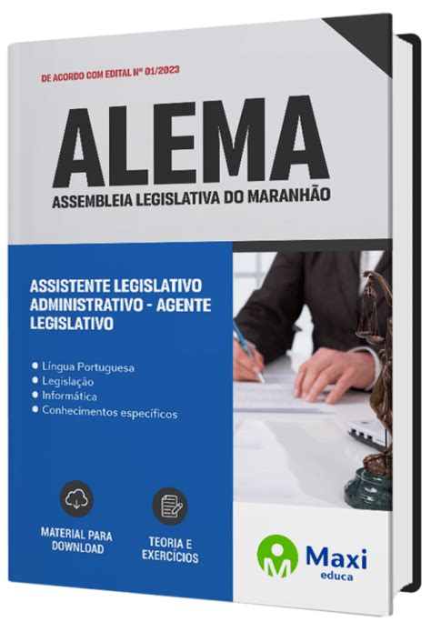 Baixar Apostila ALEMA 2023 Assistente Legislativo Administrativo