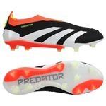 Adidas Predator Elite Laceless FG Solar Energy Noir Blanc Rouge