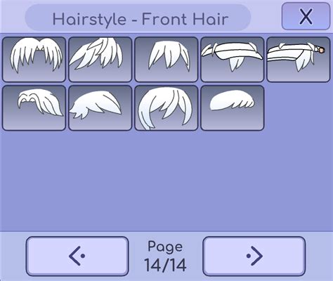 Gacha Life Front Hair Base 2024 Hairstyles Ideas