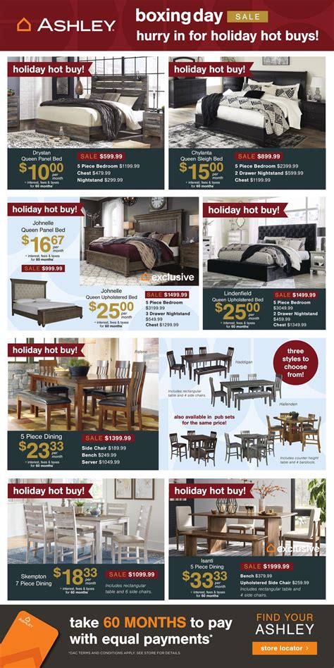 Ashley Homestore Boxing Day Flyer December To