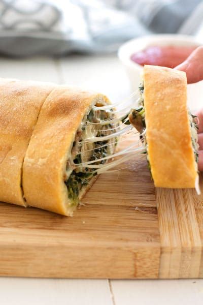 Stuffed Spinach Bread Recipe Food Fanatic