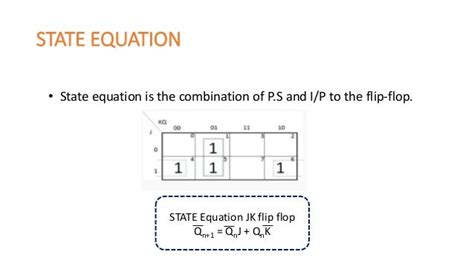 State Table And Characteristic Equation For Sequential Circuit