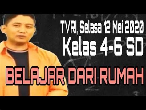 Belajar Dari Rumah Tvri Selasa Mei Untuk Kelas Bunyi Dan