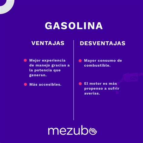 Cu Les Son Las Ventajas Y Desventajas De Un Motor A Gasolina Brand Cars