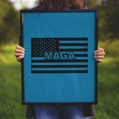 MAGA American Flag Graphic - Download for Patriotic Support – Quick ...